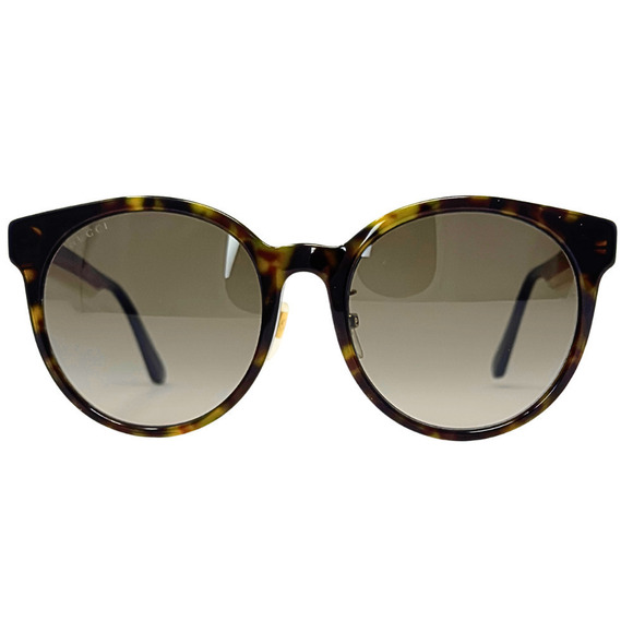 Gucci GG Logo Ophidia Red White Blue Round Sunglasses Tortoiseshell Gradient - Picture 3 of 12